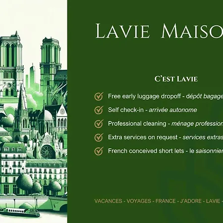 Lavie Maison - Comfortable Studio Near The Marais Paris Exterior foto